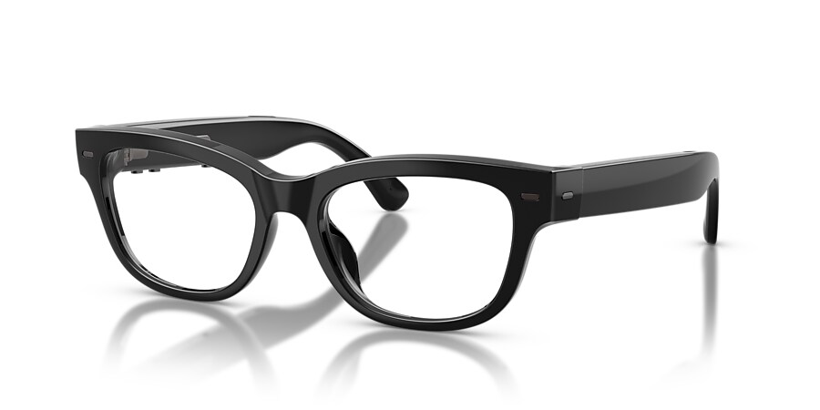 Occhiali Nuance Audio Plus con lenti Transitions®, montatura Upturn nero lucido