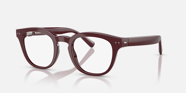 Nuance Audio Panthos - Shiny Burgundy | Hearing Glasses