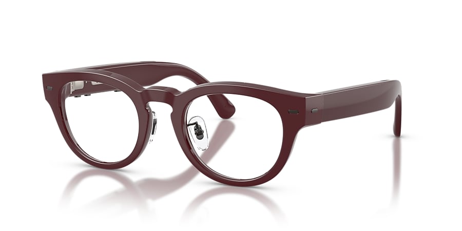 Occhiali Nuance Audio Plus con lenti Transitions®, montatura Panthos bordeaux