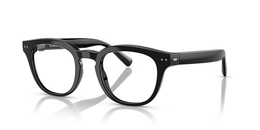 Occhiali Nuance Audio, montatura Panthos nero lucido