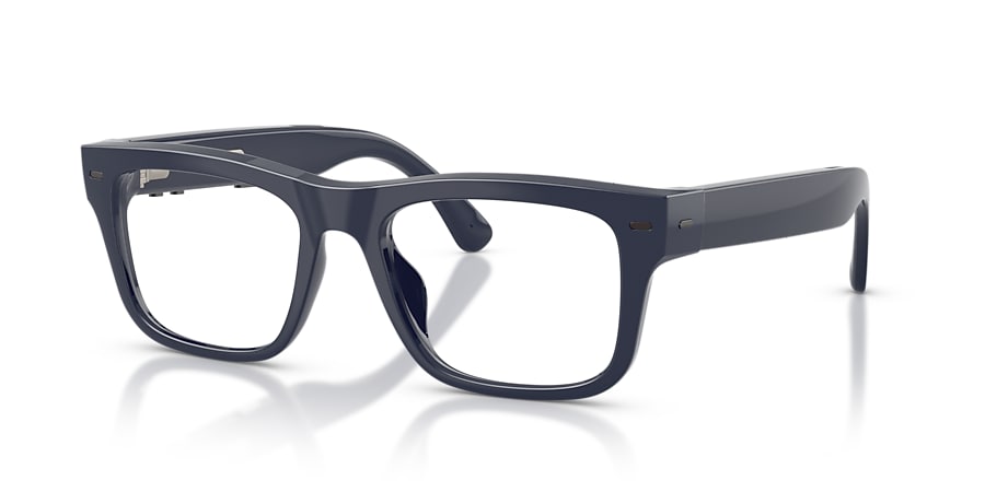 Occhiali Nuance Audio Plus con lenti Transitions®, montatura Square blu intenso