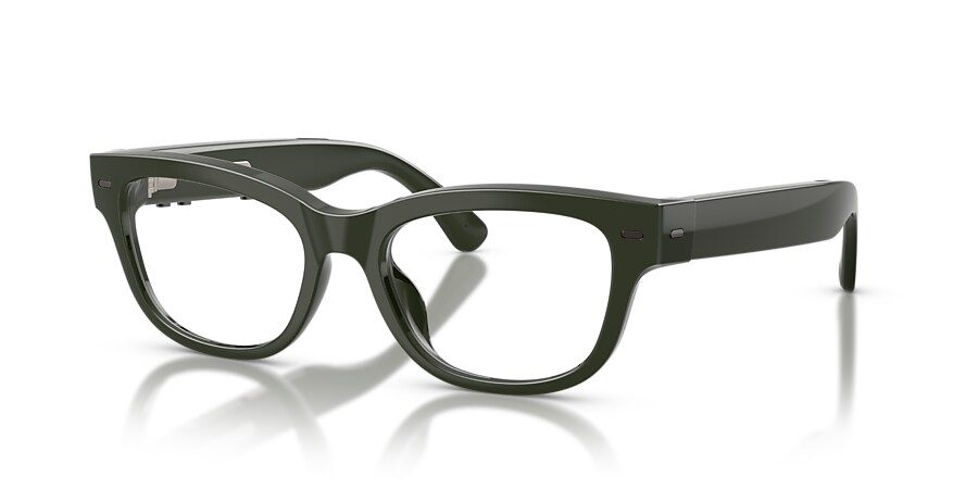 Occhiali Nuance Audio Plus con lenti Transitions®, montatura Upturn verde oliva